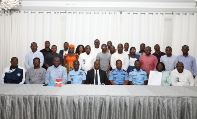 PHOTO DE FAMILLE DES PARTICIPANTS A LA FORMATION